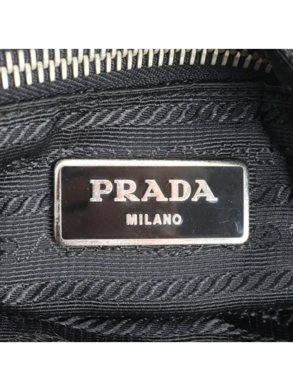 Prada Tessuto Nylon Triangle Logo Skull Leather 2-Way Shoulder Bag Crossbody